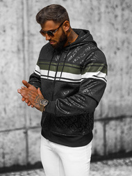 Толстовка чоловіча чорна OZONEE JS/3B563