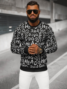 Bluza męska czarna OZONEE JS/8B1221/3