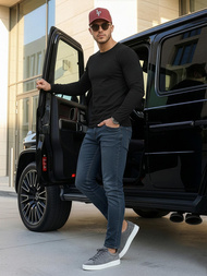 Чоловічі джинси tемно-синi OZONEE O/JK2895AZ