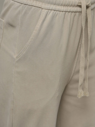 Spodnie jeansowe damskie wide leg ecru OZONEE O/330098