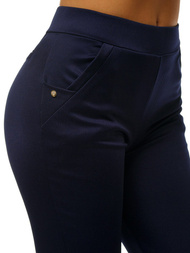 Legginsy krótkie damskie granatowe OZONEE JS/1027/C4