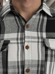 Сорочка Чоловіча Чорно-Бiла OZONEE NB/MC728N/3Z