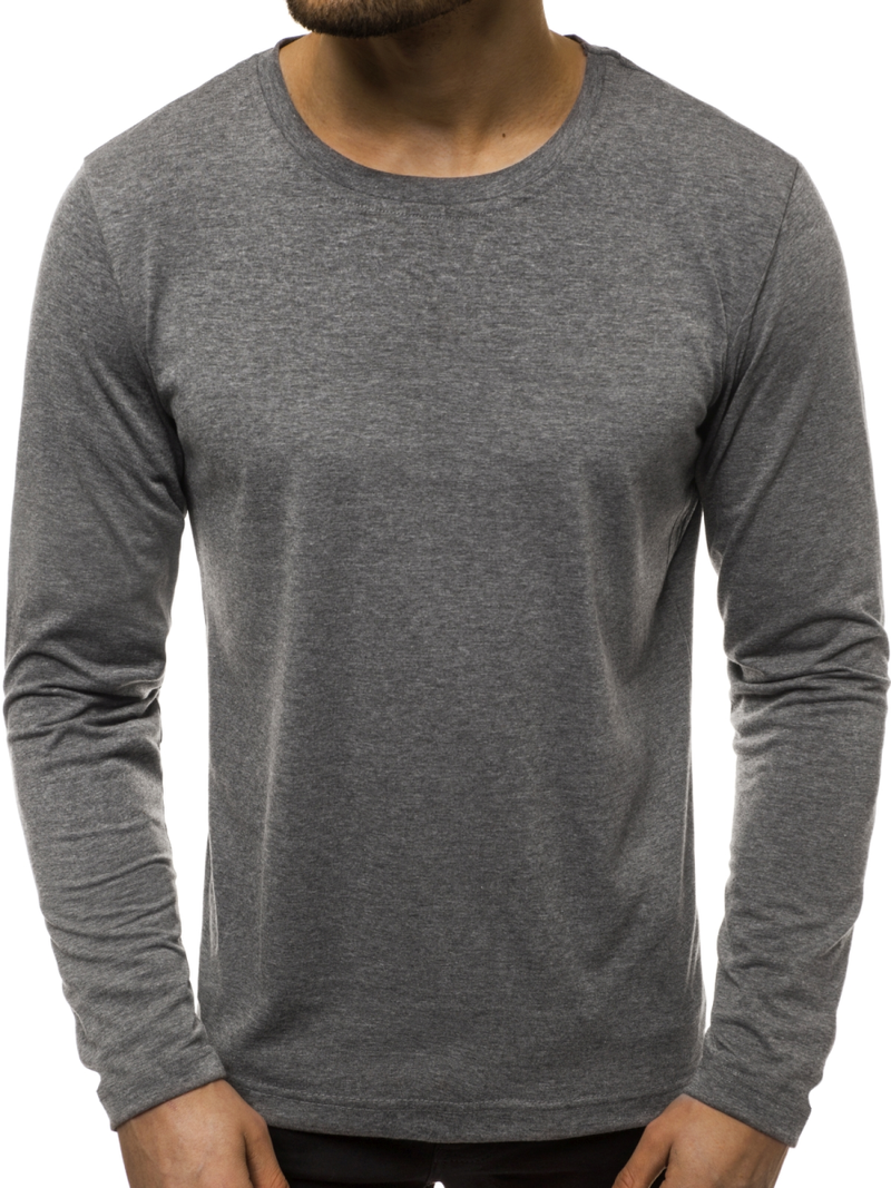 Longsleeve męski grafitowy OZONEE JS/CX01