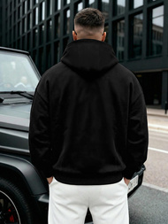 Bluza z kapturem męska czarna OZONEE JS/8B1968/3