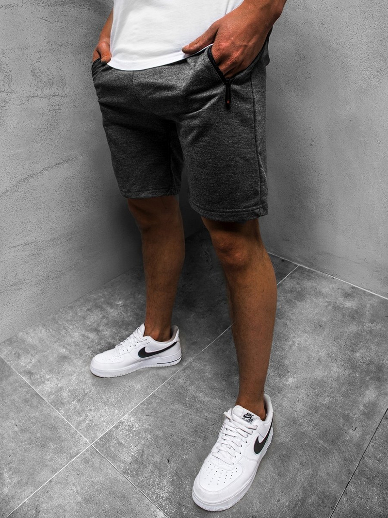 Spodenki męskie grafitowe OZONEE JS/XW38Z