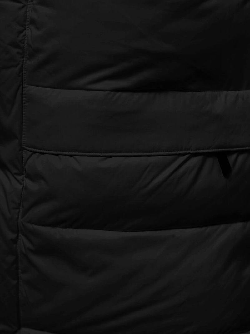 Kurtka zimowa męska pikowana czarna OZONEE JS/31M5008