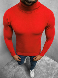 Светр чоловічій Червоний OZONEE TMK/YY02/5Z