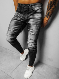 Джинси чоловічі Чорнi OZONEE NB/MP0005N