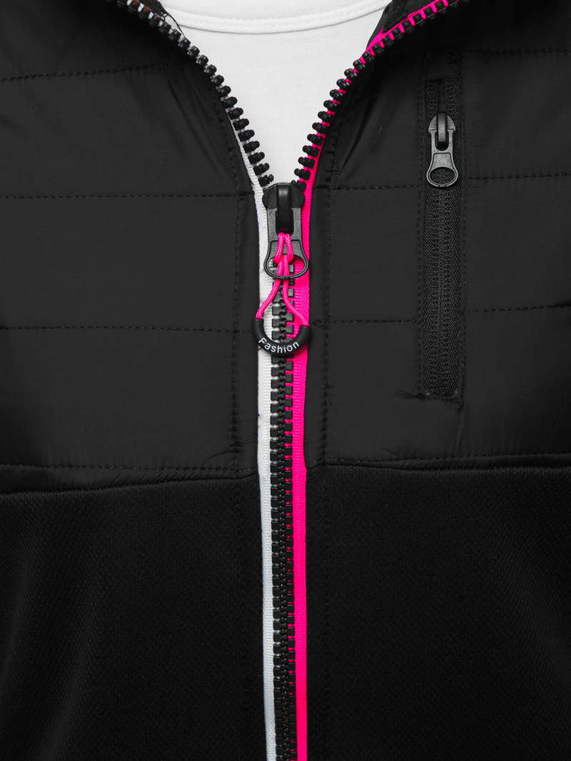 Kurtka damska czarna OZONEE JS/KSW4010