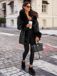 Куртка жіноча Чорна OZONEE JS/16M9062/392Z