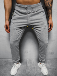 Spodnie dresowe męskie szare OZONEE JS/68K10221