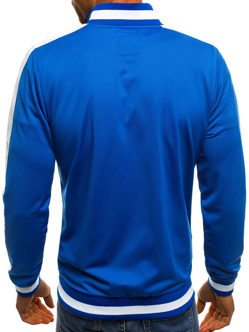 Bluza męska rozpinana niebieska OZONEE O/2126