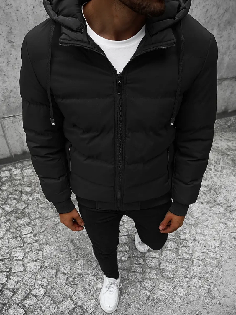 Чоловіча зимова куртка Чорна OZONEE JS/M761/392