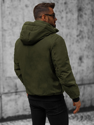 Kurtka męska ciemno-zielona OZONEE JS/5M3111/136