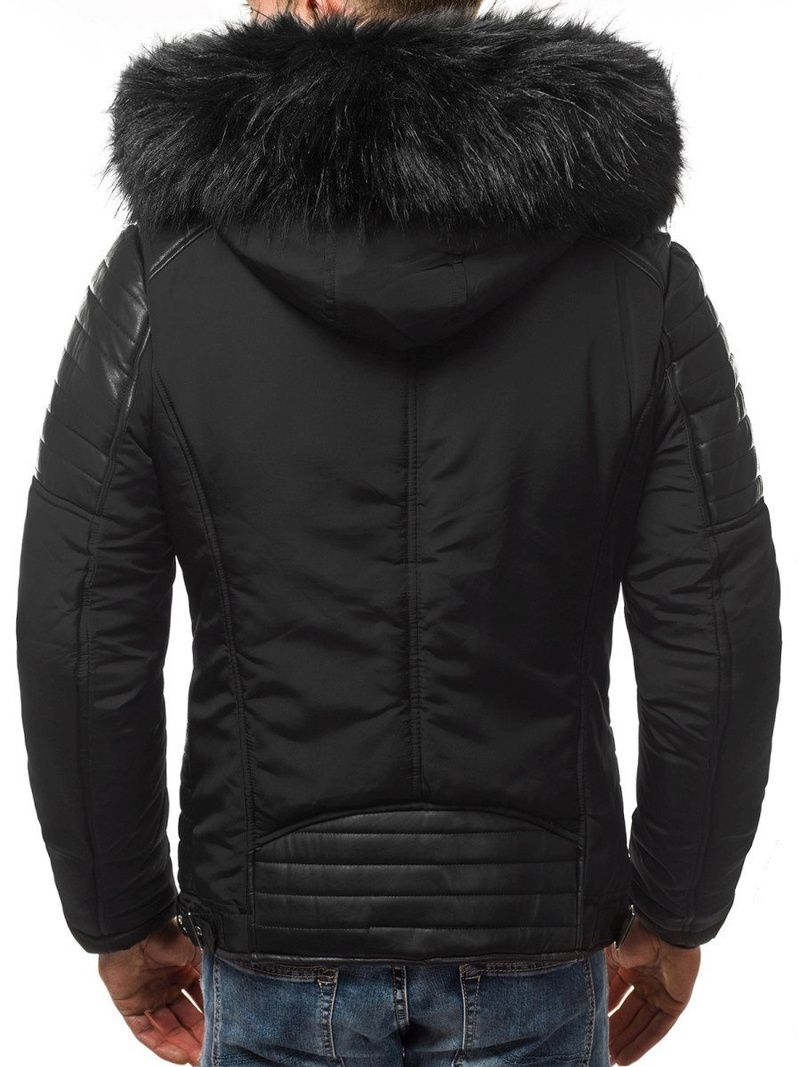 Kurtka zimowa męska czarna OZONEE O/88835