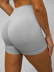 Legginsy krótkie damskie kolarki szare OZONEE O/ZL-051