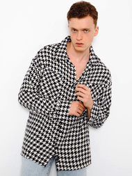 Сорочка чоловіча Чорно-Бiла OZONEE MACH/G809