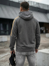 Bluza z kapturem męska grafitowa OZONEE JS/8B1730/5Z