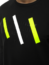 Толстовка чоловіча Чорна OZONEE MACH/2105