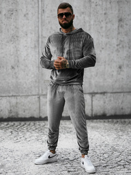 Спортивний костюм чоловічій ciрий OZONEE O/D7517