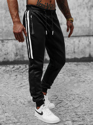 Штани Cпортивні Чоловічі Чорнi OZONEE JS/8K181