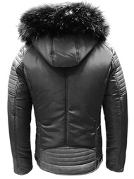 Kurtka zimowa męska czarna OZONEE O/88835 