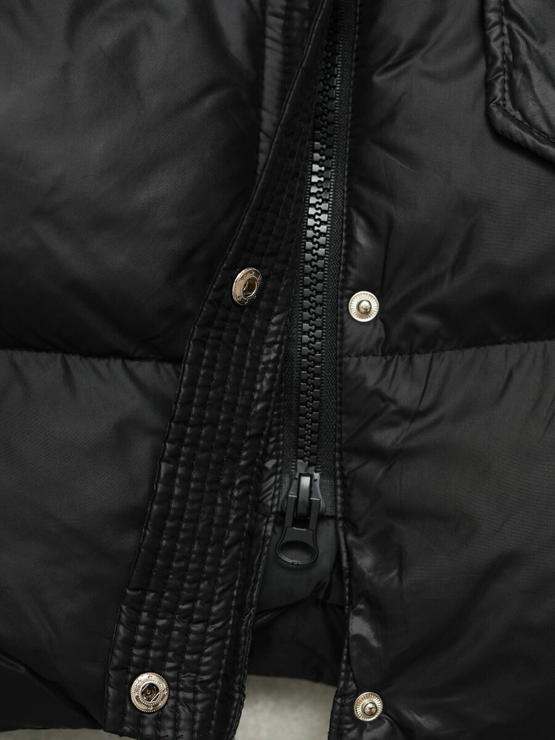 Płaszcz zimowy damski pikowany czarny OZONEE JS/5M3253/392