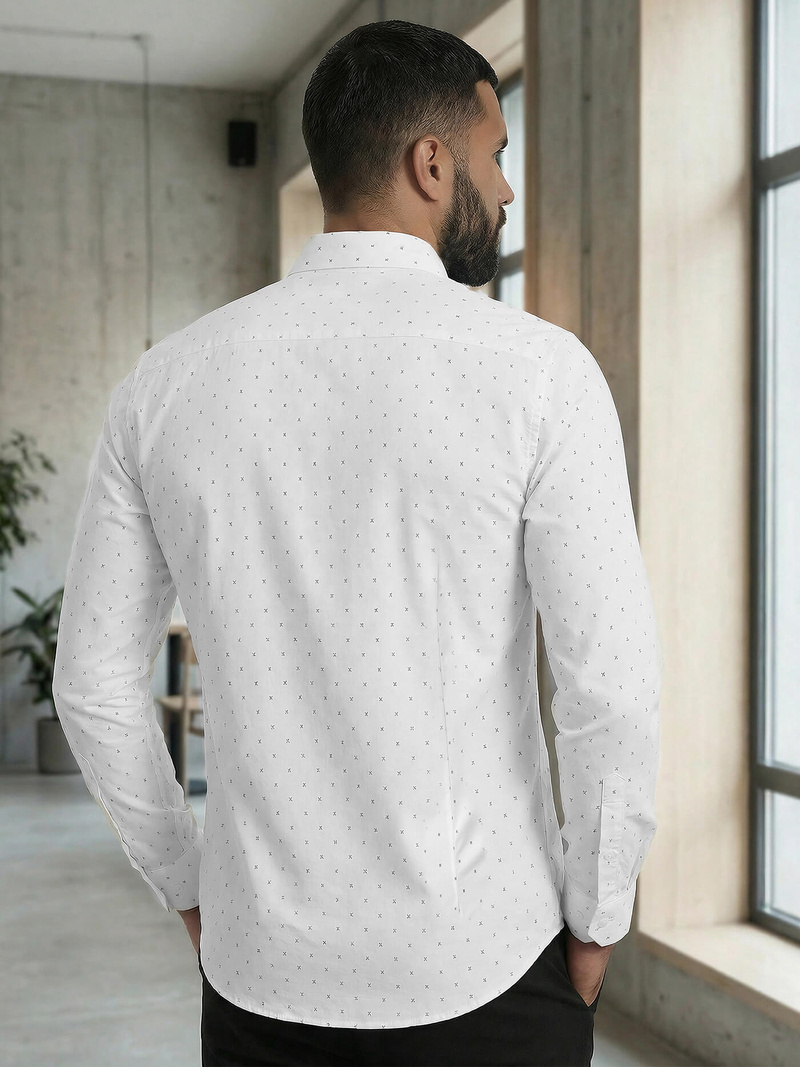 Cорочка чоловіча Бiла OZONEE V/V180Z