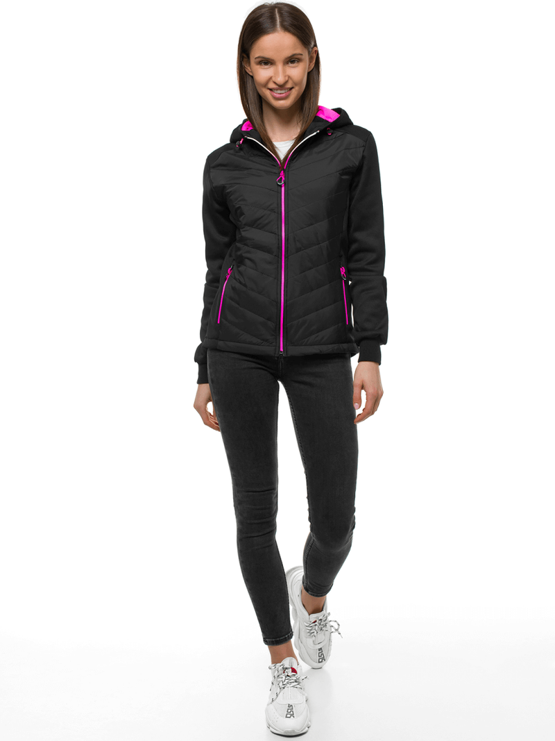 Куртка жіноча Чорна OZONEE JS/KSW4011