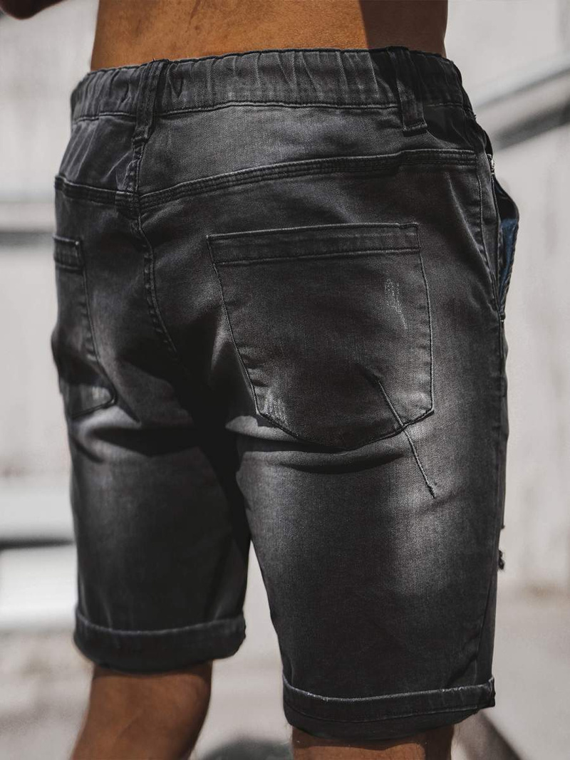 Spodenki męskie jeansowe grafitowe OZONEE NB/MP0036G/1Z