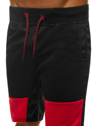 Spodenki dresowe męskie czarne OZONEE JS/81020Z