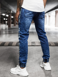 Штани чоловічі джоггери Синi OZONEE DR/TF084