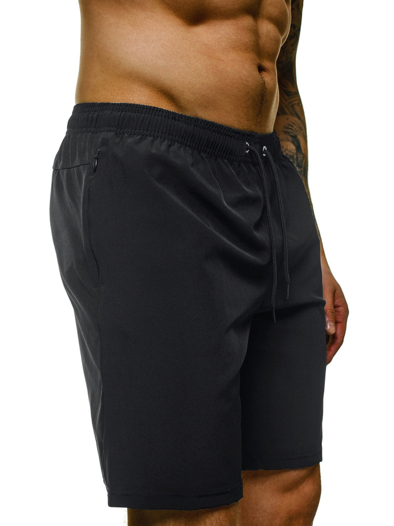 Spodenki kąpielowe męskie czarne OZONEE JS/YW02067/1