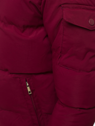 Kurtka zimowa męska pikowana bordowa OZONEE JB/JP1163/1