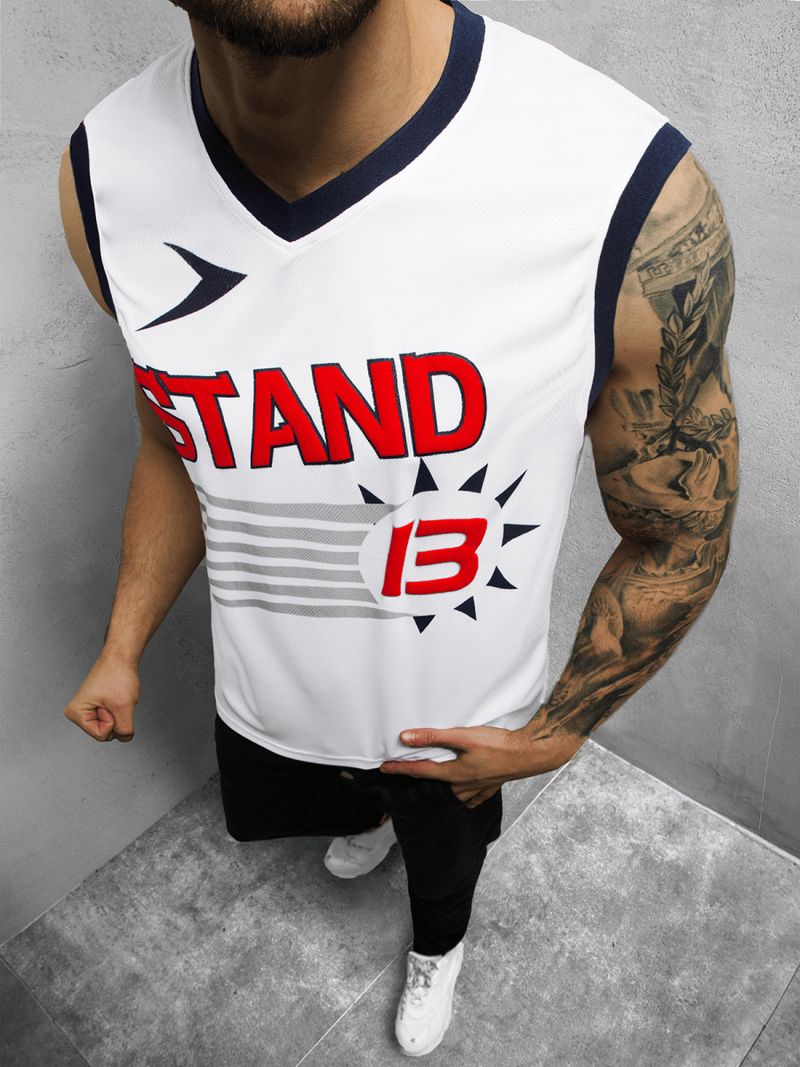 Майка чоловіча Бiла OZONEE JS/68S10175