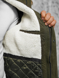 Куртка зимова чоловіча xакi OZONEE JD/392Z