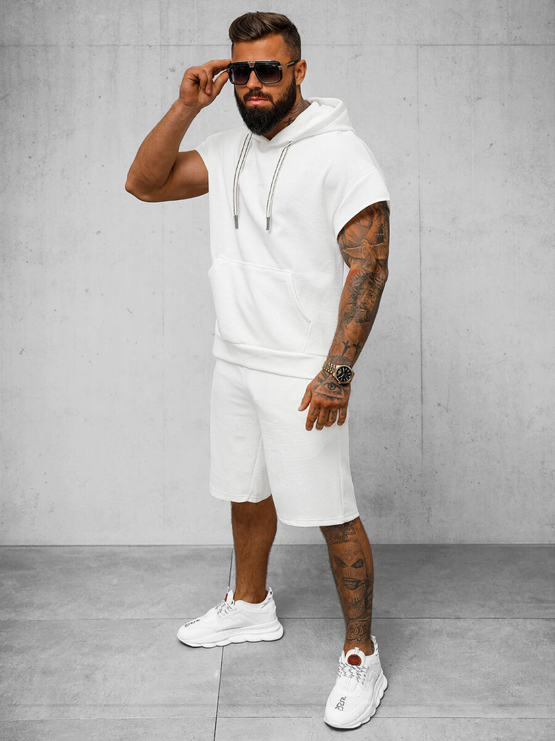 Чоловічий спортивний комплект Бiлий OZONEE O/3C111/1