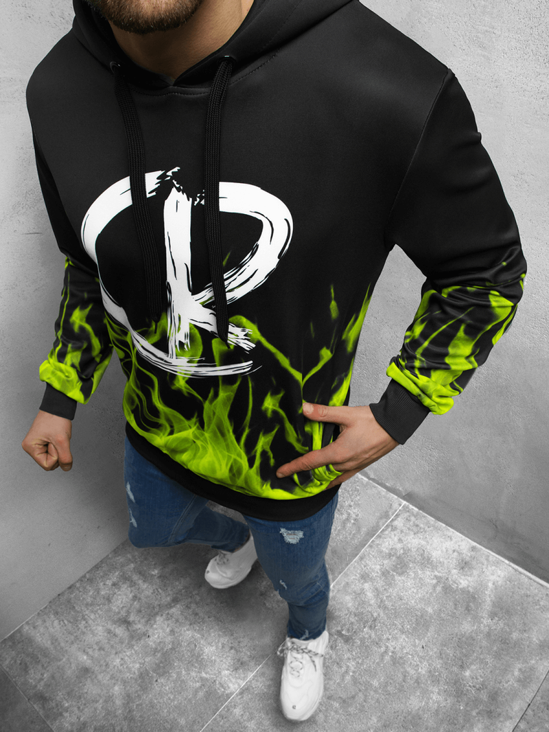 Толстовка чоловіча Чорна OZONEE JS/B10116