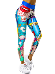 Legginsy damskie kolorowe OZONEE O/20936