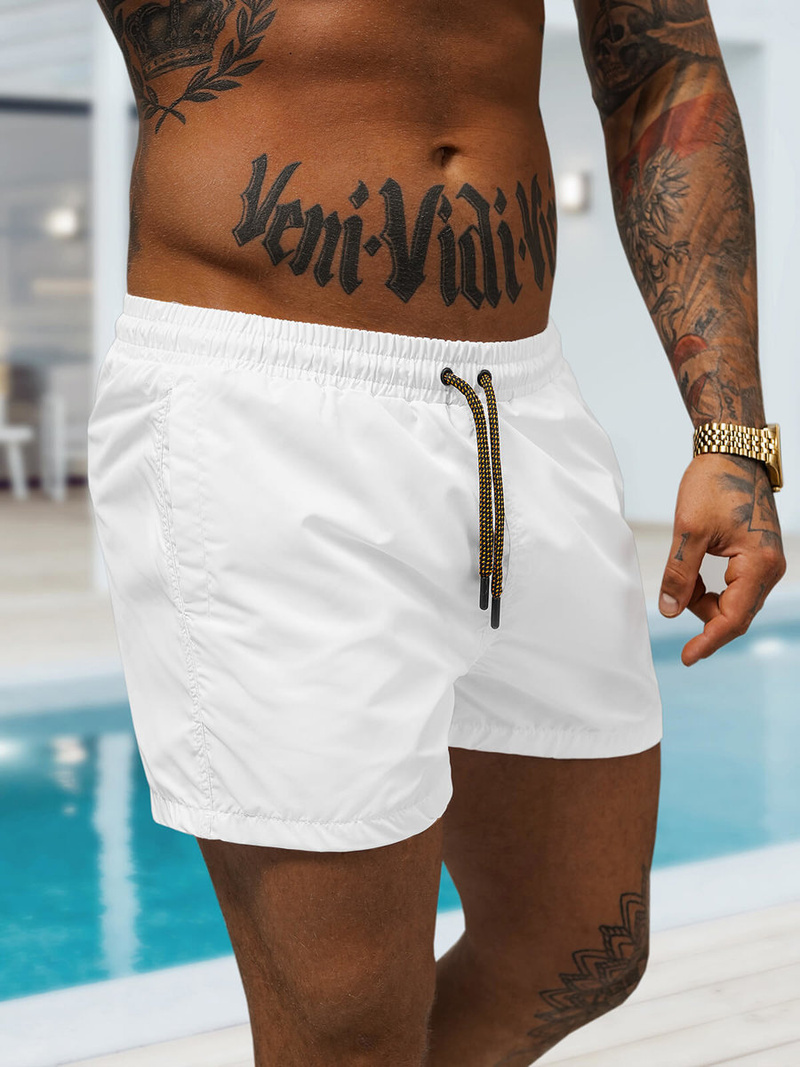 Spodenki kąpielowe męskie białe OZONEE O/22205001