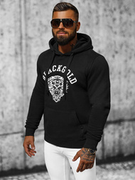 Bluza męska z kapturem czarna OZONEE NB/MF2007