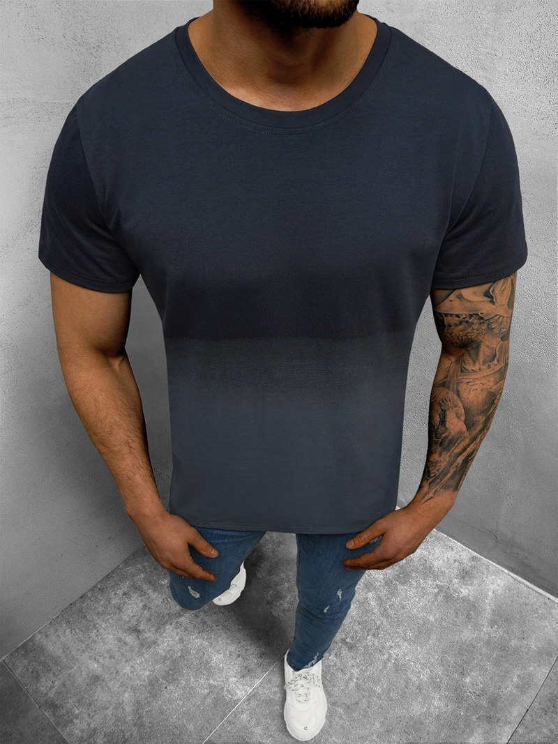 T-Shirt męski granatowy OZONEE JS/8T81/6