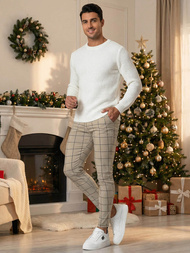 Чоловічі штани чинос Бежевi OZONEE O/P4009Z