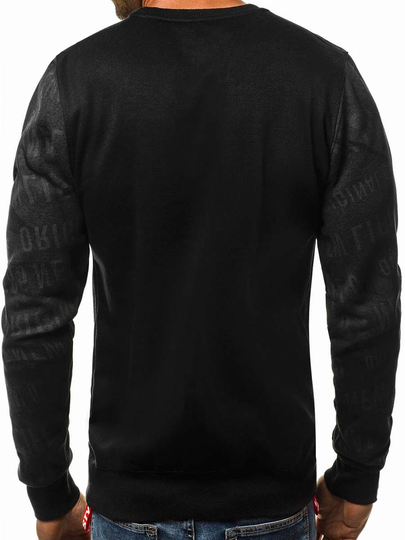 Bluza męska czarna OZONEE JS/DD236