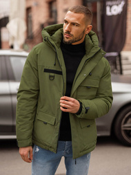 Kurtka zimowa męska khaki OZONEE JS/31M5018Z