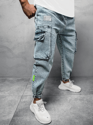 Штани чоловічі джоггери Яскраво-Синi OZONEE O/6013