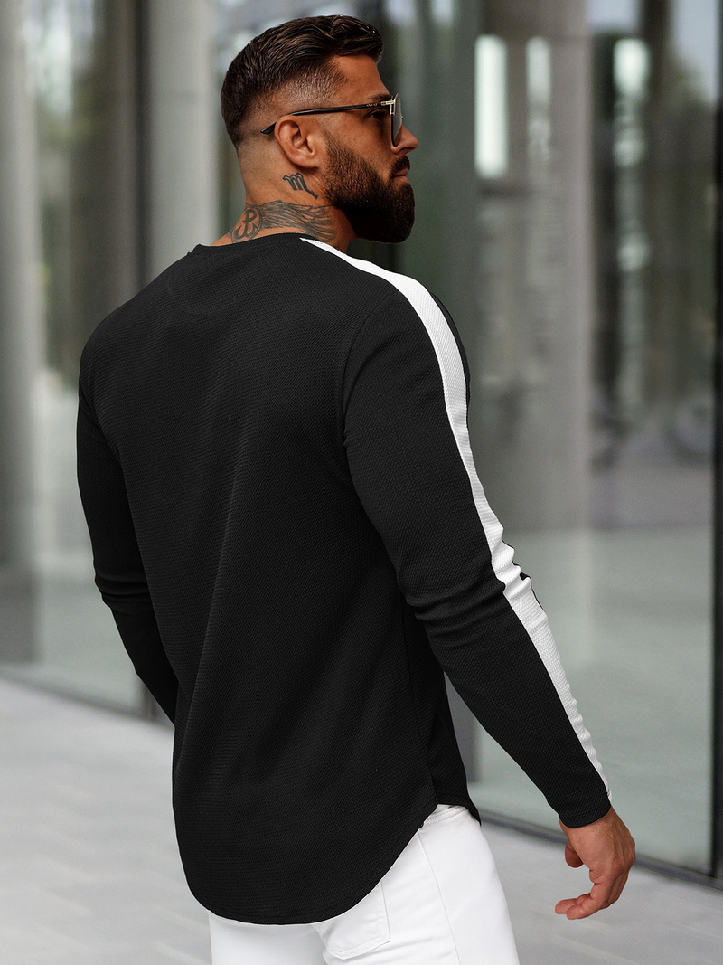 Толстовка Чоловіча Чорна OZONEE O/D7197Z