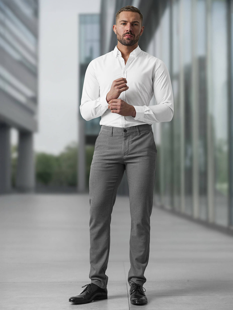 Штани чоловічі Темно-Сiрi OZONEE V/6545