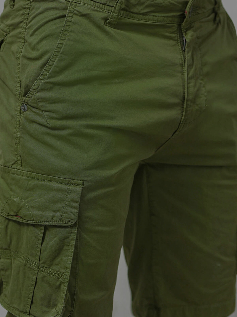 Spodenki męskie chino zielone OZONEE T/XX160086/3Z