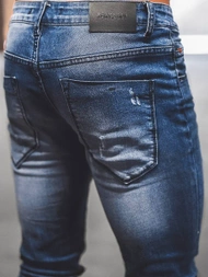 Spodnie jeansowe męskie niebieskie OZONEE NB/MP0054B